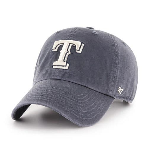 Texas Rangers 47 Brand Vintage Navy Clean Up Adjustable Hat