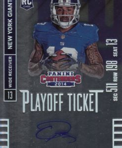 2014 Panini Contenders ODELL BECKHAM JR PLAYOFF TICKET AUTO RC 28/99