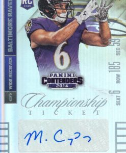 2014 Panini Contenders MICHAEL CAMPANARO CHAMPIONSHIP TICKET RC AUTO 57/99