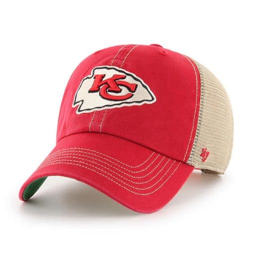 Kansas City Chiefs 47 Brand Trawler Red Clean Up Adjustable Hat