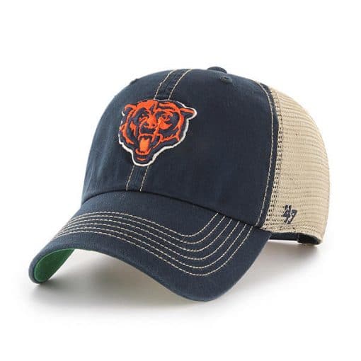 Chicago Bears 47 Brand Trawler Navy Clean Up Adjustable Hat
