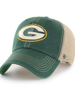 Green Bay Packers 47 Brand Trawler Green Clean Up Adjustable Hat