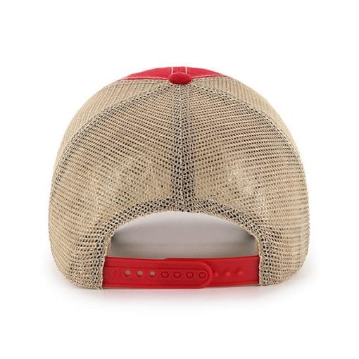 Kansas City Chiefs 47 Brand Trawler Red Clean Up Adjustable Hat - Image 2