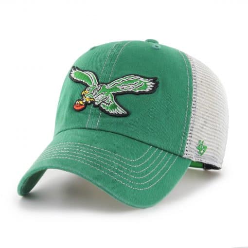Philadelphia Eagles 47 Brand Kelly Green Trawler Classic Clean Up Adjustable Hat