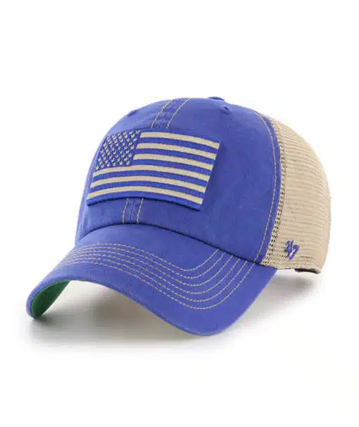 Operation Hat Trick Florida Gators Trawler Blue 47 Adjustable USA Flag Hat - Image 3