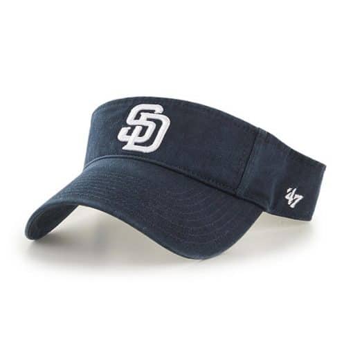 San Diego Padres 47 Brand Clean Up Navy VISOR Adjustable Hat