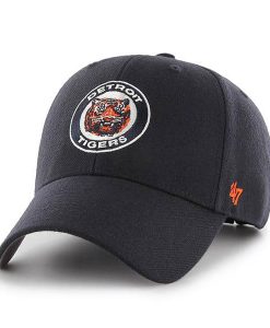 Detroit Tigers 47 Brand MVP Navy Cooperstown Adjustable Hat