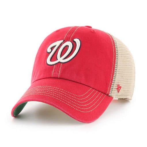 Washington Nationals 47 Brand Trawler Red Clean Up Adjustable Hat