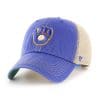 Milwaukee Brewers 47 Brand Trawler Royal Clean Up Adjustable Hat