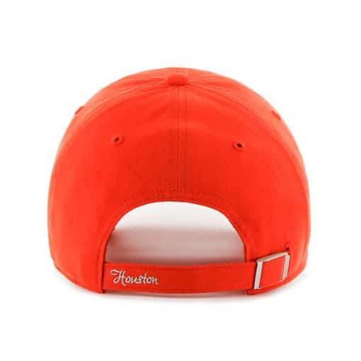 Houston Astros Women's 47 Brand Orange Sparkle Clean Up Adjustable Hat - Image 2