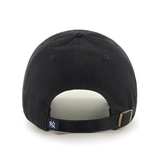 New York Yankees 47 Brand Clean Up Black Adjustable Hat - Image 2
