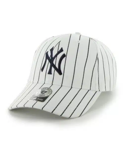 New York Yankees INFANT 47 Brand White Pinstripe Stretch Fit Hat