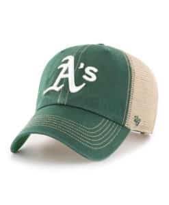 Oakland Athletics 47 Brand Trawler Dark Green Clean Up Mesh Snapback Hat