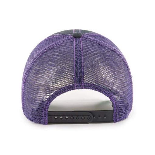 Colorado Rockies 47 Brand Trawler Black Purple Clean Up Adjustable Hat - Image 2