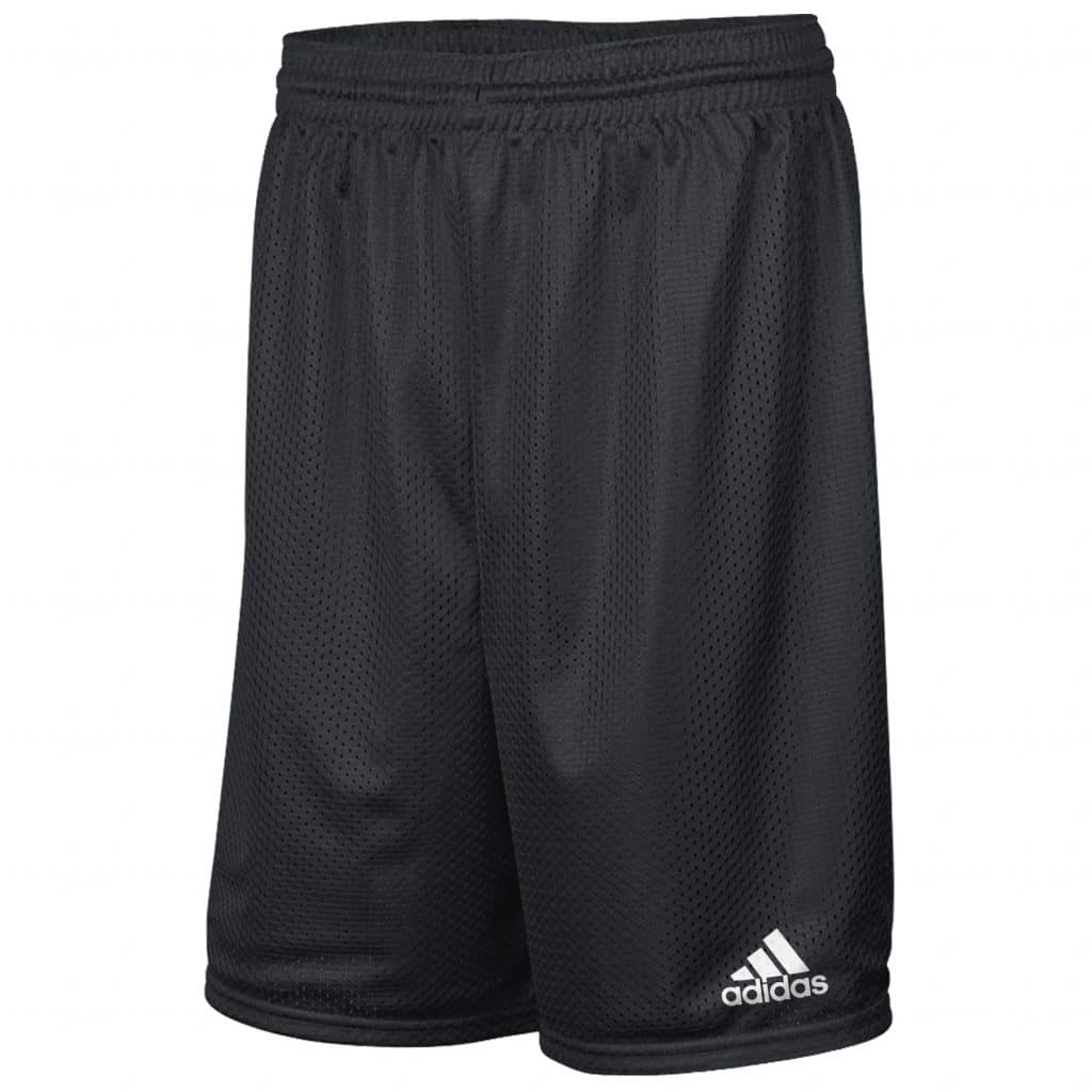 Men's Adidas Black Mesh Player Shorts Detroit Game Gear
