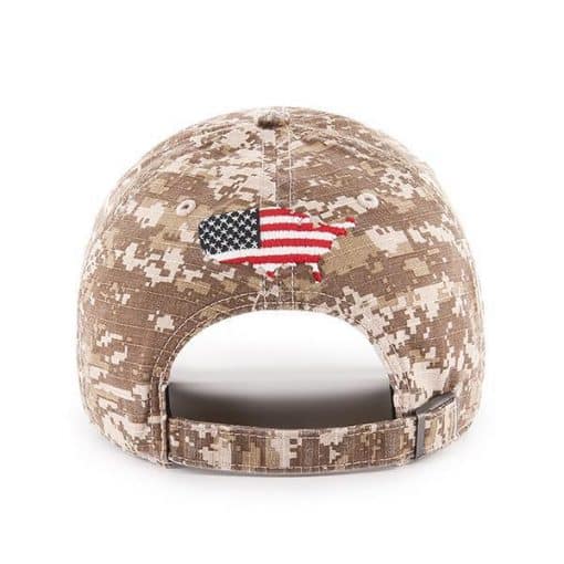 Operation Hat Trick Digital Camo Marpat 47 Brand Adjustable USA Flag Hat - Image 2