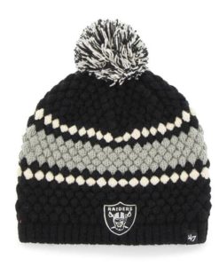 Oakland Raiders 47 Brand Women's Black Leslie Beanie Hat