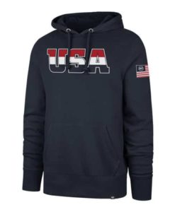 USA Flag 47 Brand Men's Navy Pullover Hoodie