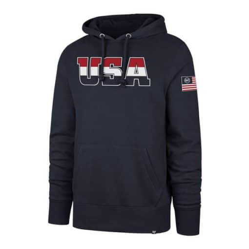 USA Flag 47 Brand Men's Navy Pullover Hoodie