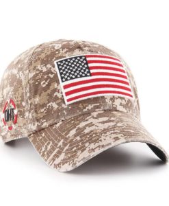 Operation Hat Trick Digital Camo Marpat 47 Brand Adjustable USA Flag Hat