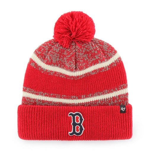 Boston Red Sox 47 Brand Fairfax Red Cuff Knit Hat