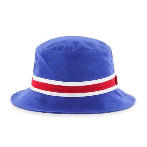 New England Patriots 47 Brand Classic Striped Blue Bucket Hat - Image 2