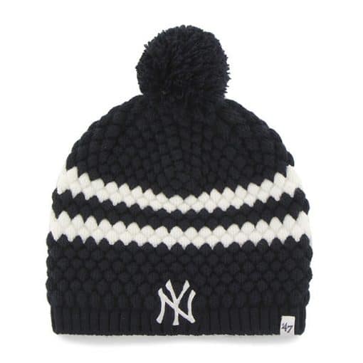 New York Yankees Women's 47 Brand Navy Kendall Beanie Knit Hat