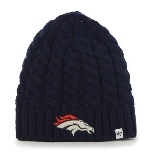 Denver Broncos Women's 47 Brand Newbury Beanie Navy Hat