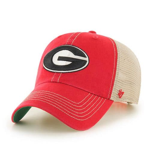 Georgia Bulldogs 47 Brand Trawler Red Clean Up Adjustable Hat