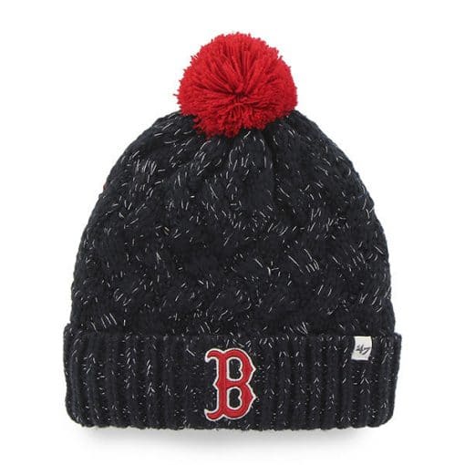 Boston Red Sox Women's 47 Brand Navy Fiona Cuff Knit Hat