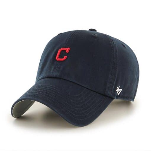 Cleveland Indians 47 Brand Abate Clean Up Navy Adjustable Hat
