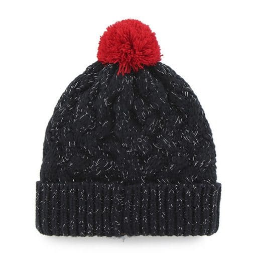 Boston Red Sox Women's 47 Brand Navy Fiona Cuff Knit Hat - Image 2