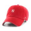 New York Yankees YOUTH 47 Brand Base Runner Red Clean Up Adjustable Hat