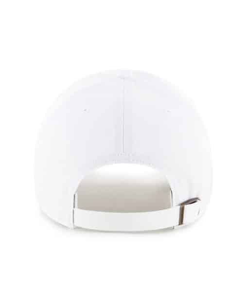 New York Yankees Women's 47 Brand White Pink Clean Up Adjustable Hat