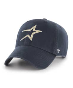 Houston Astros 47 Brand Cooperstown Navy Clean Up Adjustable Hat