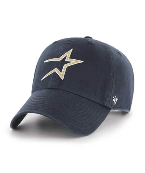 Houston Astros 47 Brand Cooperstown Navy Clean Up Adjustable Hat