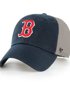 Boston Red Sox 47 Brand Navy Natural Mesh Clean Up Adjustable Hat