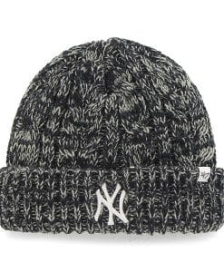 New York Yankees Women's 47 Brand Navy Gray Prima Cuff Knit Hat