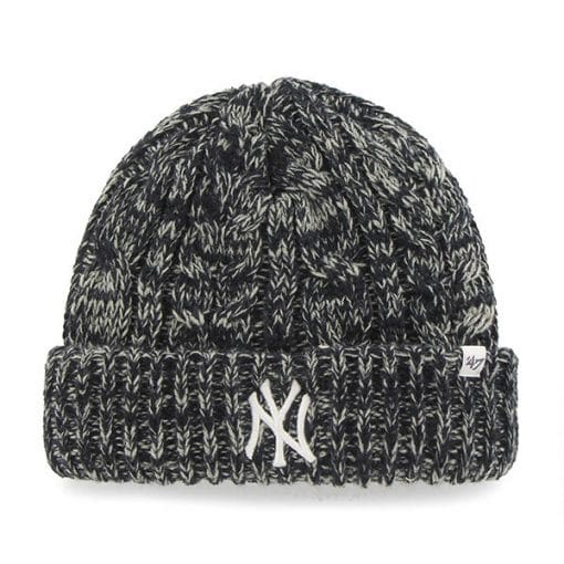 New York Yankees Women's 47 Brand Navy Gray Prima Cuff Knit Hat