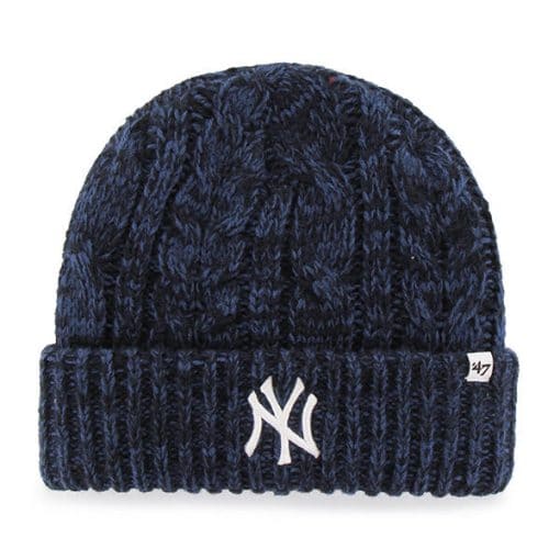 New York Yankees Women's 47 Brand Prima Navy Cuff Knit Hat