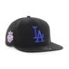 Los Angeles Dodgers 47 Brand Black Blue Sure Shot Adjustable Hat