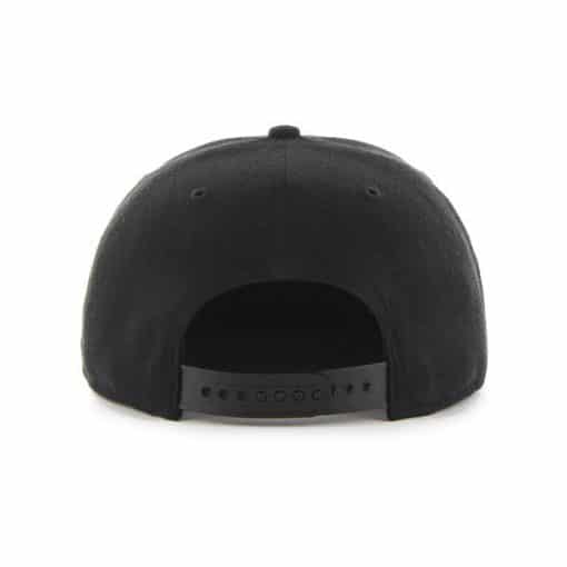 Los Angeles Dodgers 47 Brand Black Blue Sure Shot Adjustable Hat - Image 2