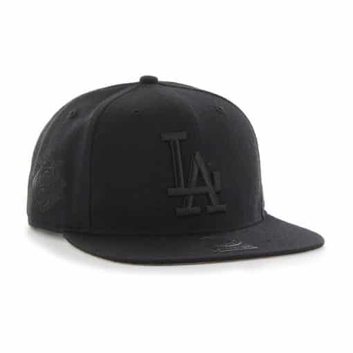 Los Angeles Dodgers 47 Brand All Black Sure Shot Adjustable Hat