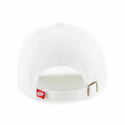 Detroit Red Wings 47 Brand White Clean Up Adjustable Hat - Image 2