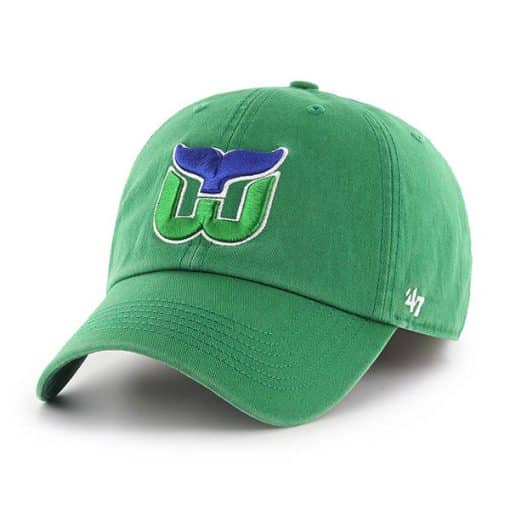 Hartford Whalers 47 Brand Vintage Green Franchise Fitted Hat