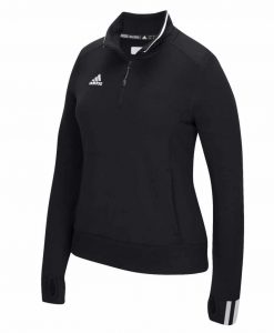 Women's Adidas Black Climalite 1/4 Zip Pullover