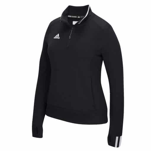 Women's Adidas Black Climalite 1/4 Zip Pullover