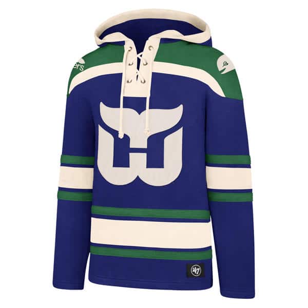  Hartford Whalers Navy Team Classic Men's Jersey (as1
