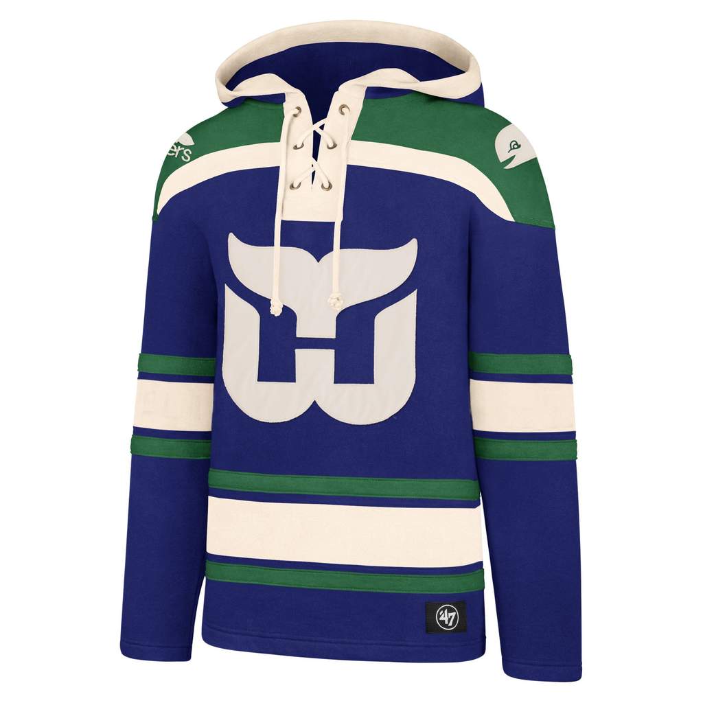 Buy the New England Whalers Sweatshirt Pullover Hoodie : Slingshot Hockey