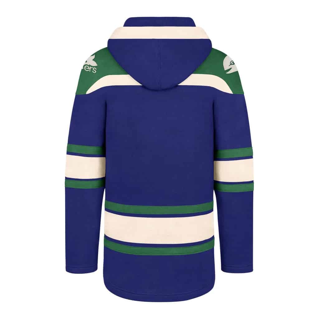 Hartford Whalers '47 Superior Lacer Pullover Hoodie - Cream